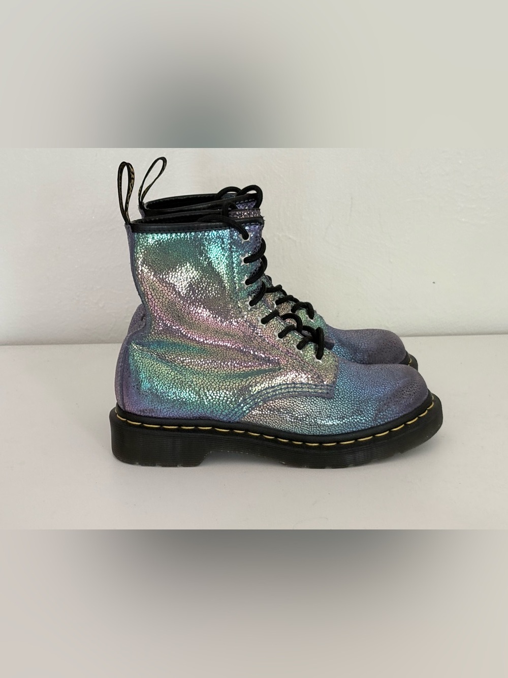 Dr. Martens 1460 RAINBOW RAY SUEDE LACE UP BOOTS
